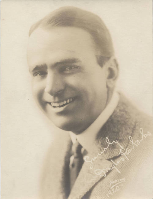 Autograph Portrait of Douglas Fairbanks