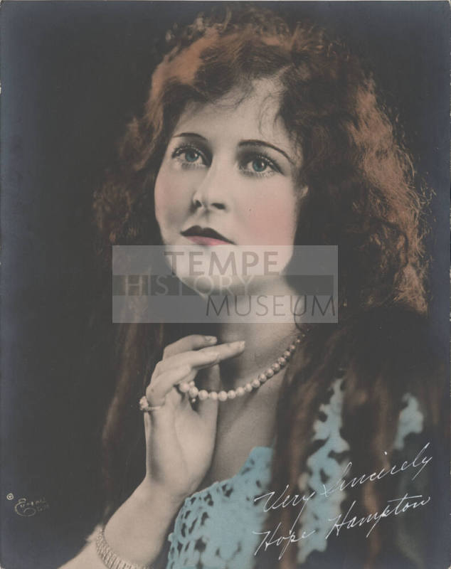 Autograph Portrait of Hope Hampton