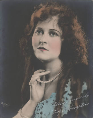 Autograph Portrait of Hope Hampton