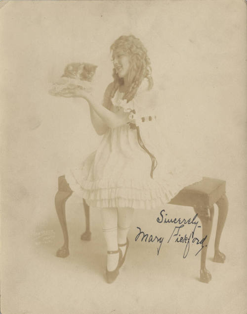 Autograph Portrait of Mary Pickford