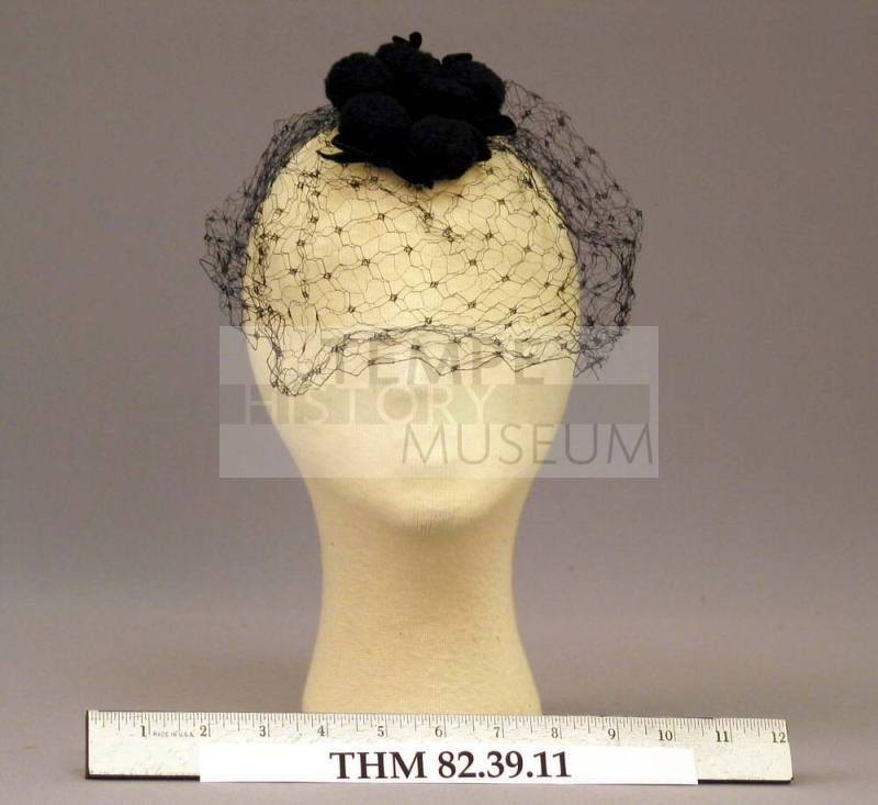 Veil for ladies' hat, in box