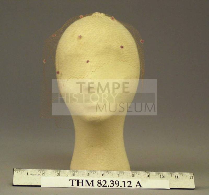 Veil for ladies' hat, in box