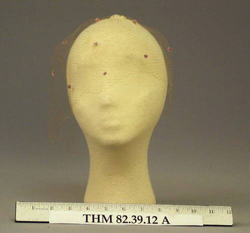 Veil for ladies' hat, in box