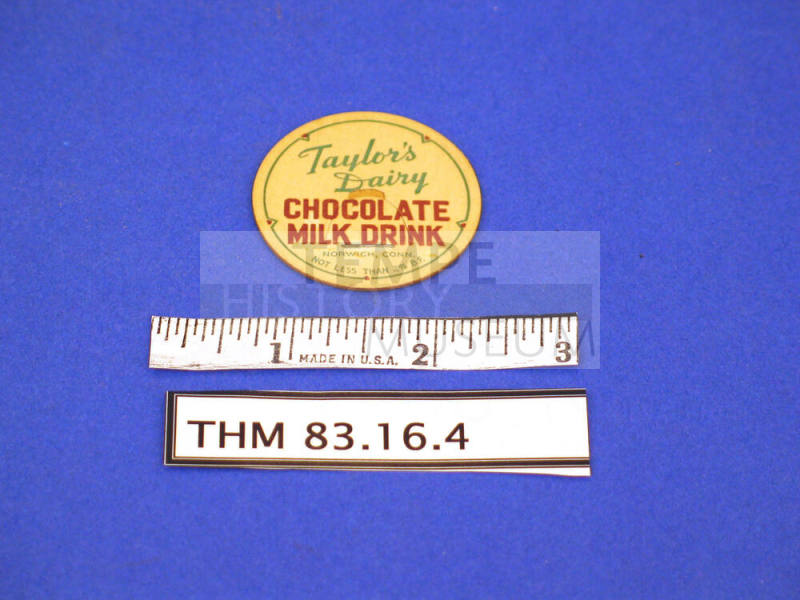 Taylor's Dairy milk bottle cap