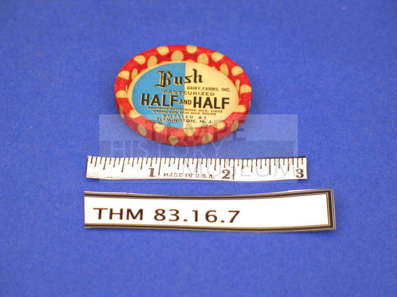 Bush Dairy Farms milk bottle cap