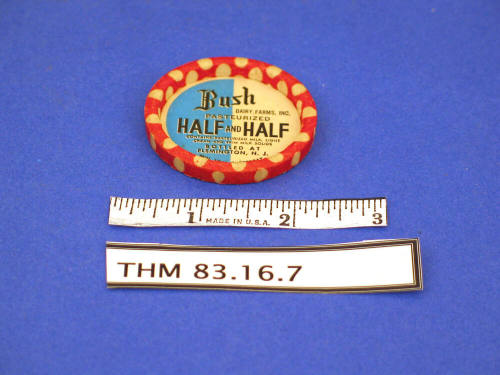 Bush Dairy Farms milk bottle cap