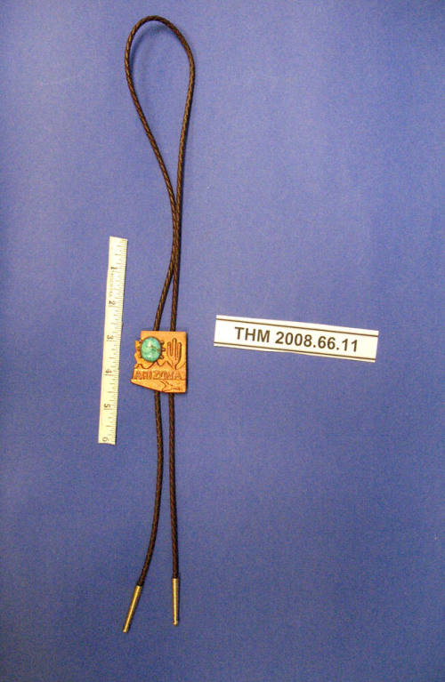 Copper and Turquoise Bola Tie