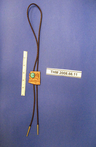 Copper and Turquoise Bola Tie