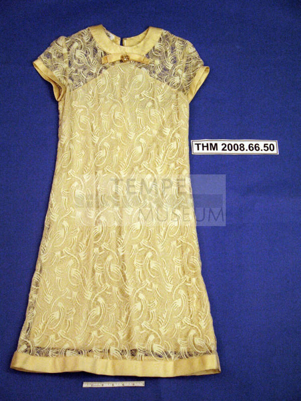 Ivory Lace 1968 Dress with Cap Sleeves