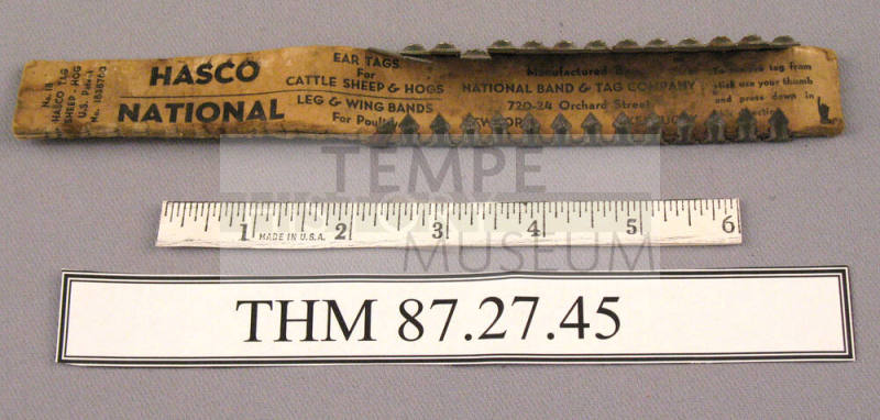 Ear Tags (14) On Manufactor'S Cardboard