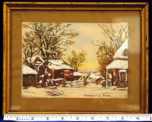 Embroidered picture