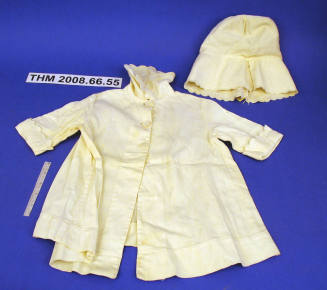 Young Child's White Coat with Hat