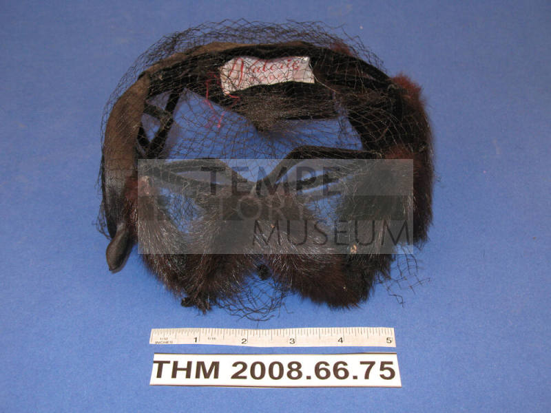 Black Veil Hat