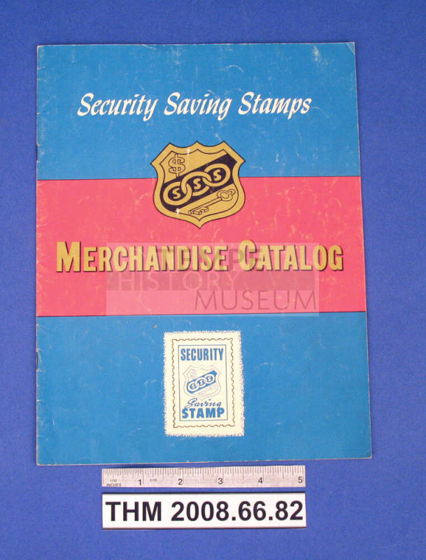 Security Saving Stamps Merchandise Catalog