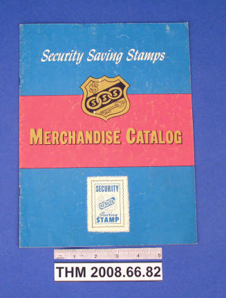 Security Saving Stamps Merchandise Catalog