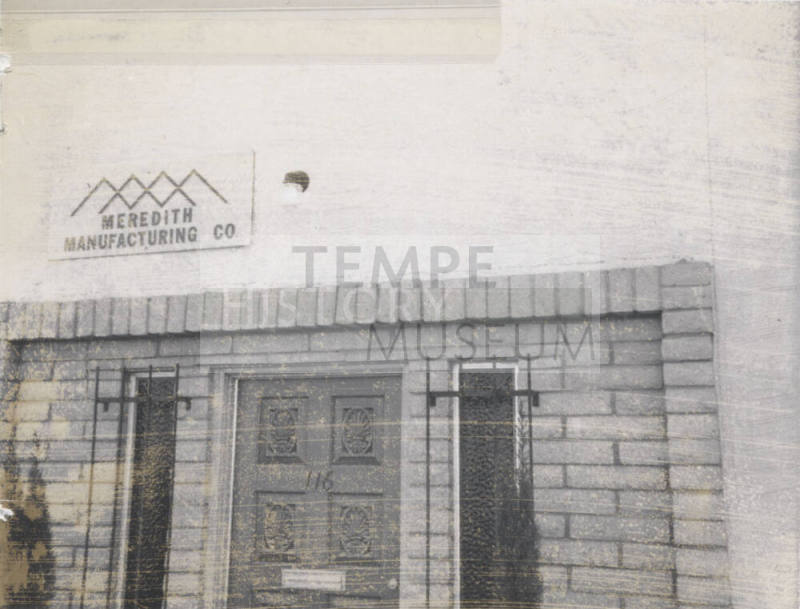 Meredith Manufacturing Company - 116 South Industrial Drive, Tempe, Arizona