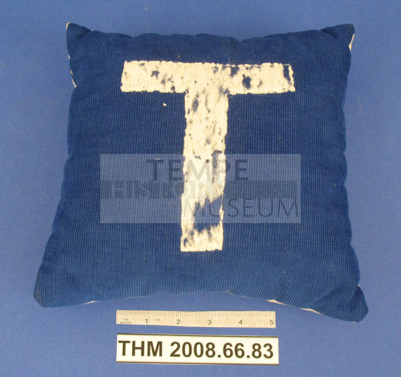 Tempe High School "T" pillow