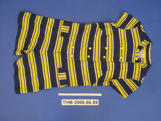 Navy and yellow stripe Culotte dress