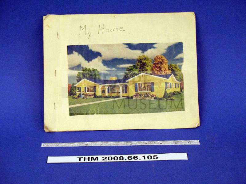 "My House" scrapbook