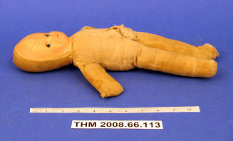 Cloth Doll with Plastic Face