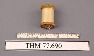 Spool, Wood with Creme Thread