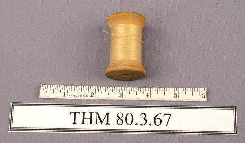 Spool,Wood with Creme Thread