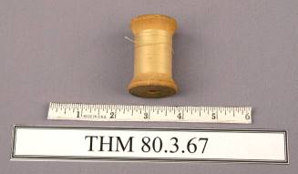 Spool,Wood with Creme Thread