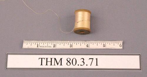 Spool, Wood with Creme Thread