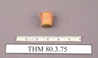 Spool, Wood with Pink Thread