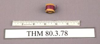 Spool, Wood with Purple Thread