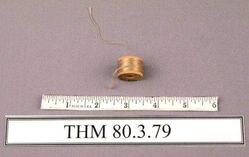 Spool, Wood with Beige Thread