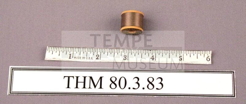 Spool, Wood with Gray Thread