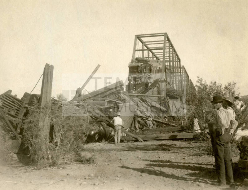 Wreck of Maricopa Railroad Line