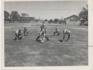 Children Playing Football at Rural School