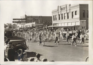 Tempe Union High Band Marching in Parade