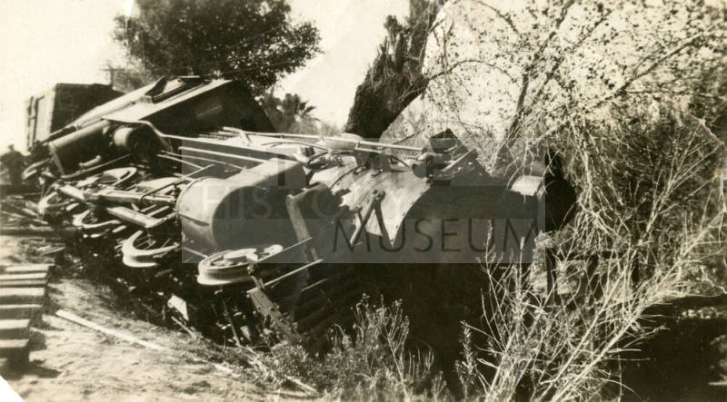 Southern Pacific Train Wreck Near Creamery,Tempe