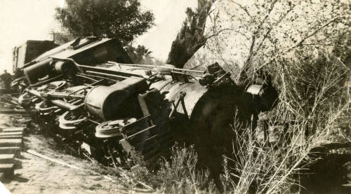 Southern Pacific Train Wreck Near Creamery,Tempe