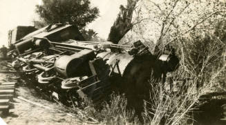 Southern Pacific Train Wreck Near Creamery,Tempe