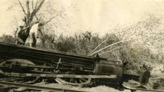 Southern Pacific Train Wreck Near Creamery,Tempe, Arizona.