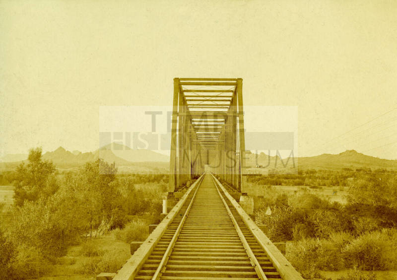 Maricopa and Phoenix Railroad Bridge on Salt River, Tempe, Arizona