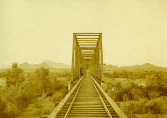 Maricopa and Phoenix Railroad Bridge on Salt River, Tempe, Arizona