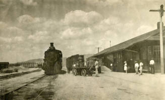 Hayden Junction Train Station at Hayden, Arizona.