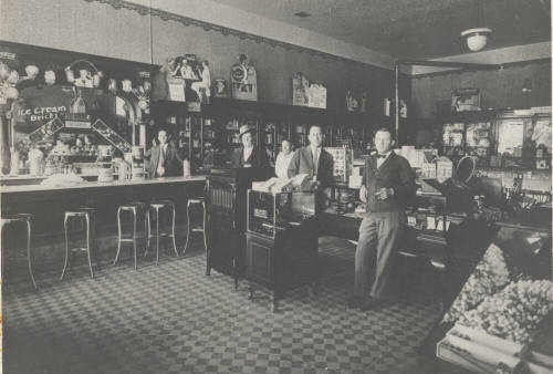 Interior of Laird and Dines Drugstore, Tempe, Arizona