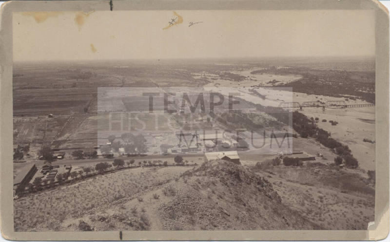 View from Tempe Butte Looking West-NorthWest, Tempe, Arizona