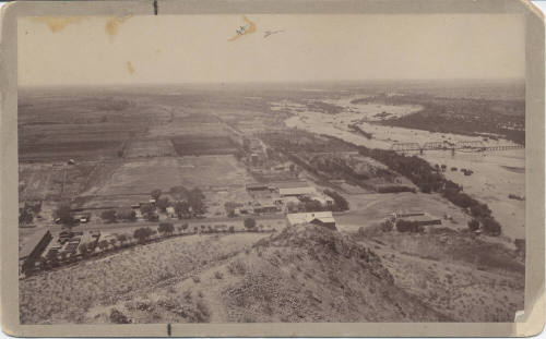View from Tempe Butte Looking West-NorthWest, Tempe, Arizona