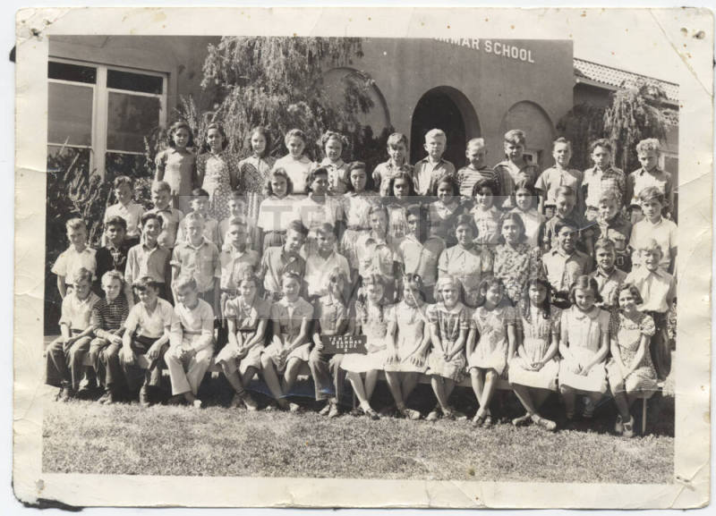 Photograph:  Tempe Grammar School 6th grade, circa 1937