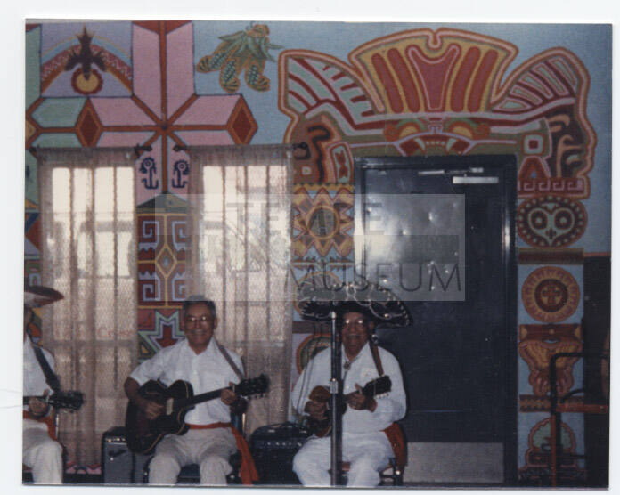 Musicians at Escalante Senior Center for the Fiesta Patrias, Sept. 1986