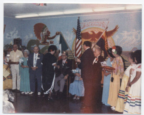 Coronation of King and Queen at 1986 Escalante Senior Center Fiesta Patrias photo
