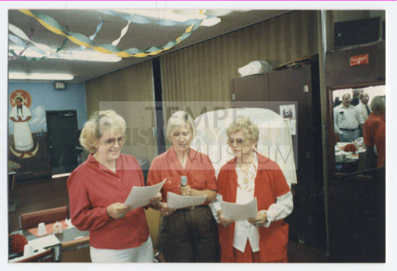 Marie Anderson, Arlena Plutchor, Veronica at Polish Day Celebration 1986