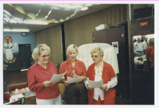 Marie Anderson, Arlena Plutchor, Veronica at Polish Day Celebration 1986